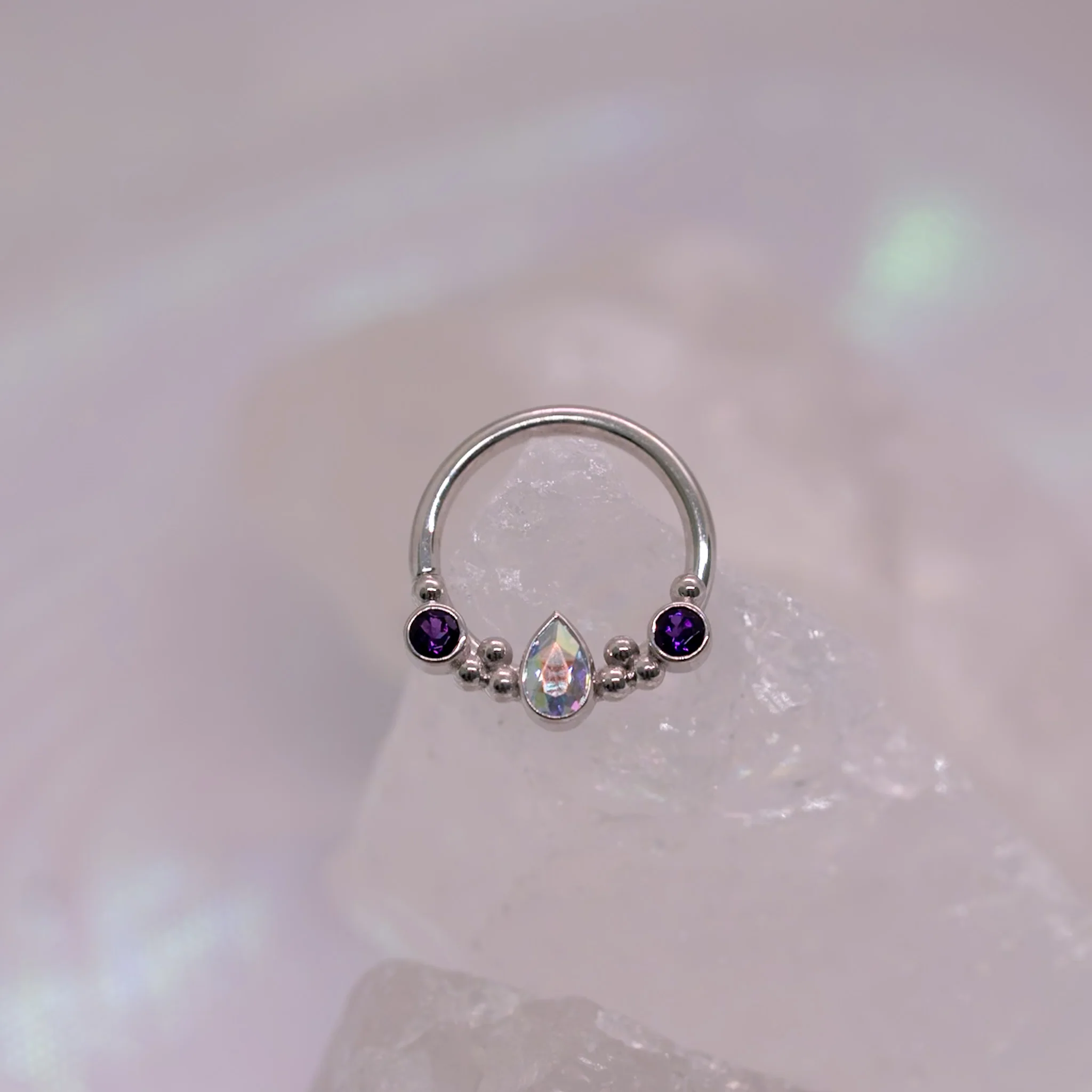 BVLA Inside Out Eden Pear Seam Ring - Image 2