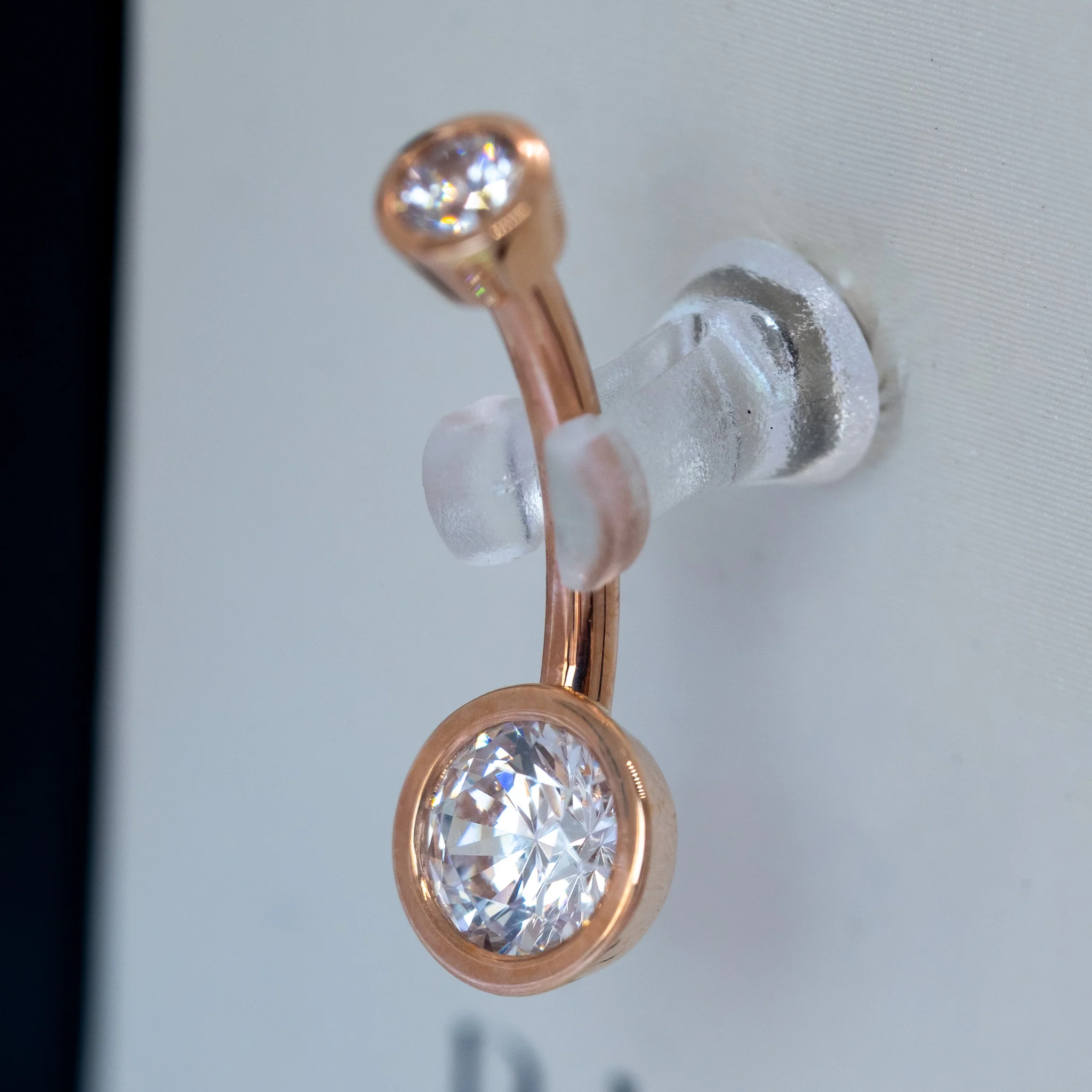 BVLA Curved Barbell - Navel Stud - Image 3