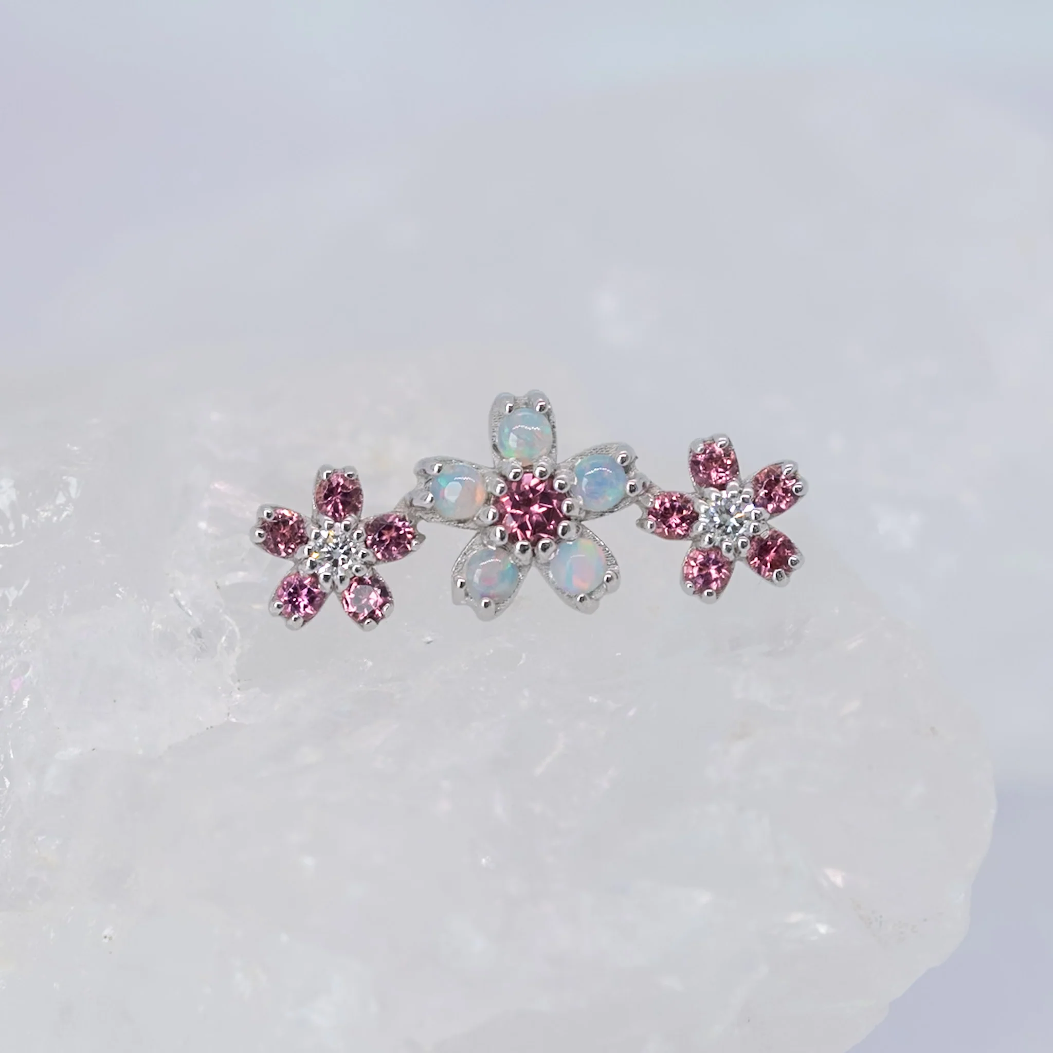 BVLA Curved Cherry Blossom Cluster - Threaded