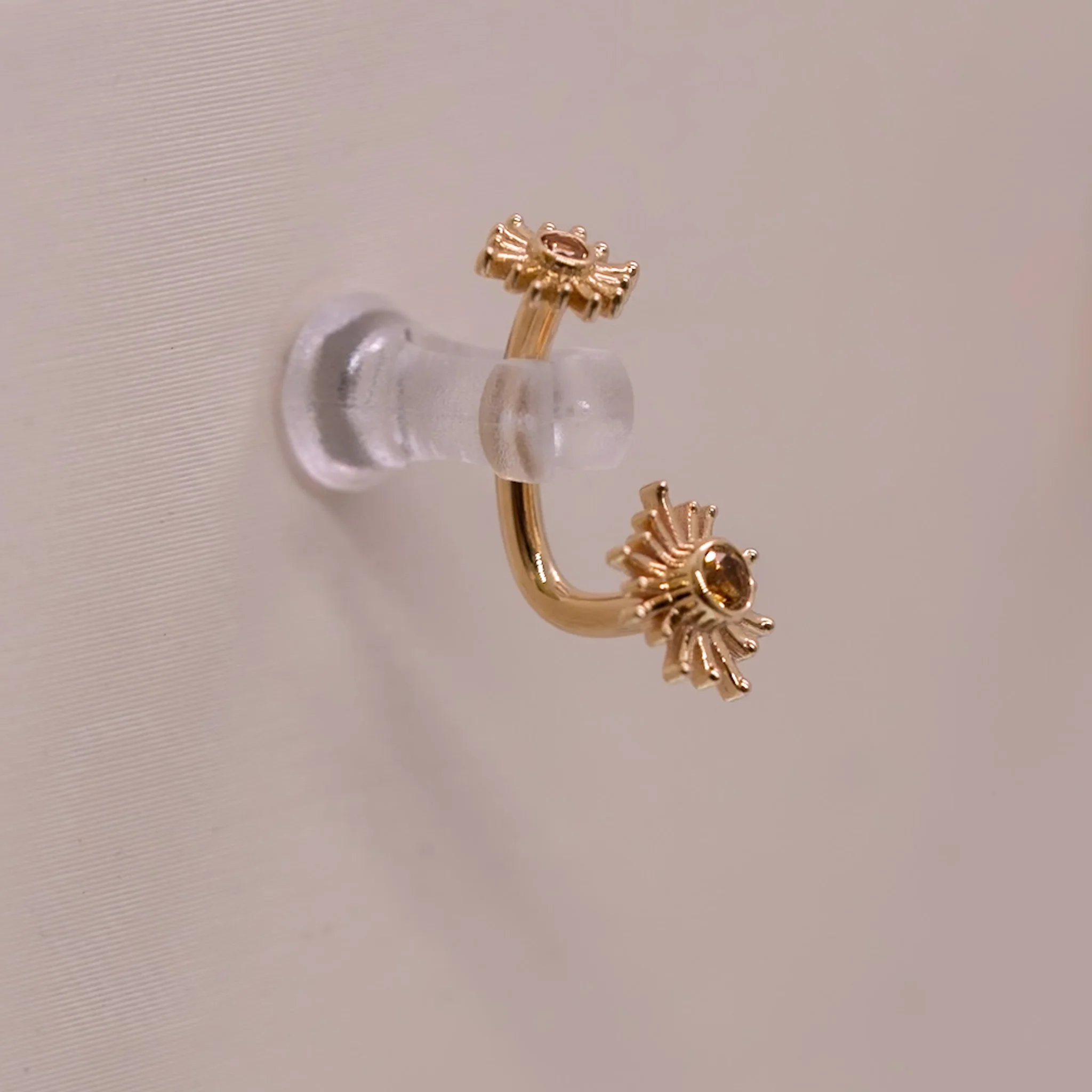 BVLA J Curved 4mm Small Sun Ray Top and 6mm Fixed Large Sun Ray Bottom - Threaded - Image 2