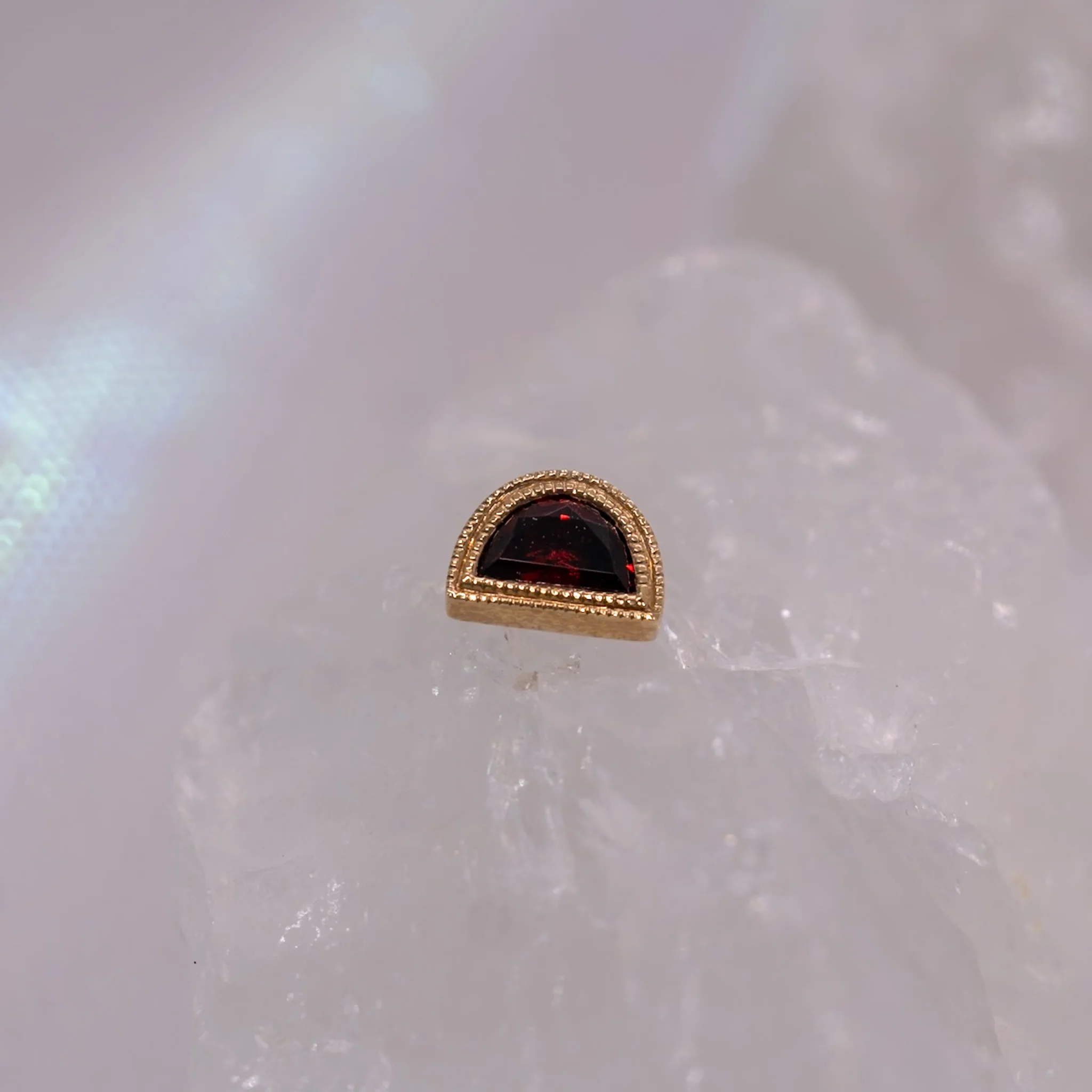 BVLA Milgrain Half Moon Bezel - Threaded - Image 2