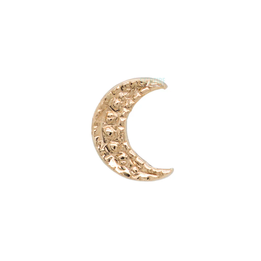 BVLA Tiny Crescent Moon (3mm) - Threadless - Image 2