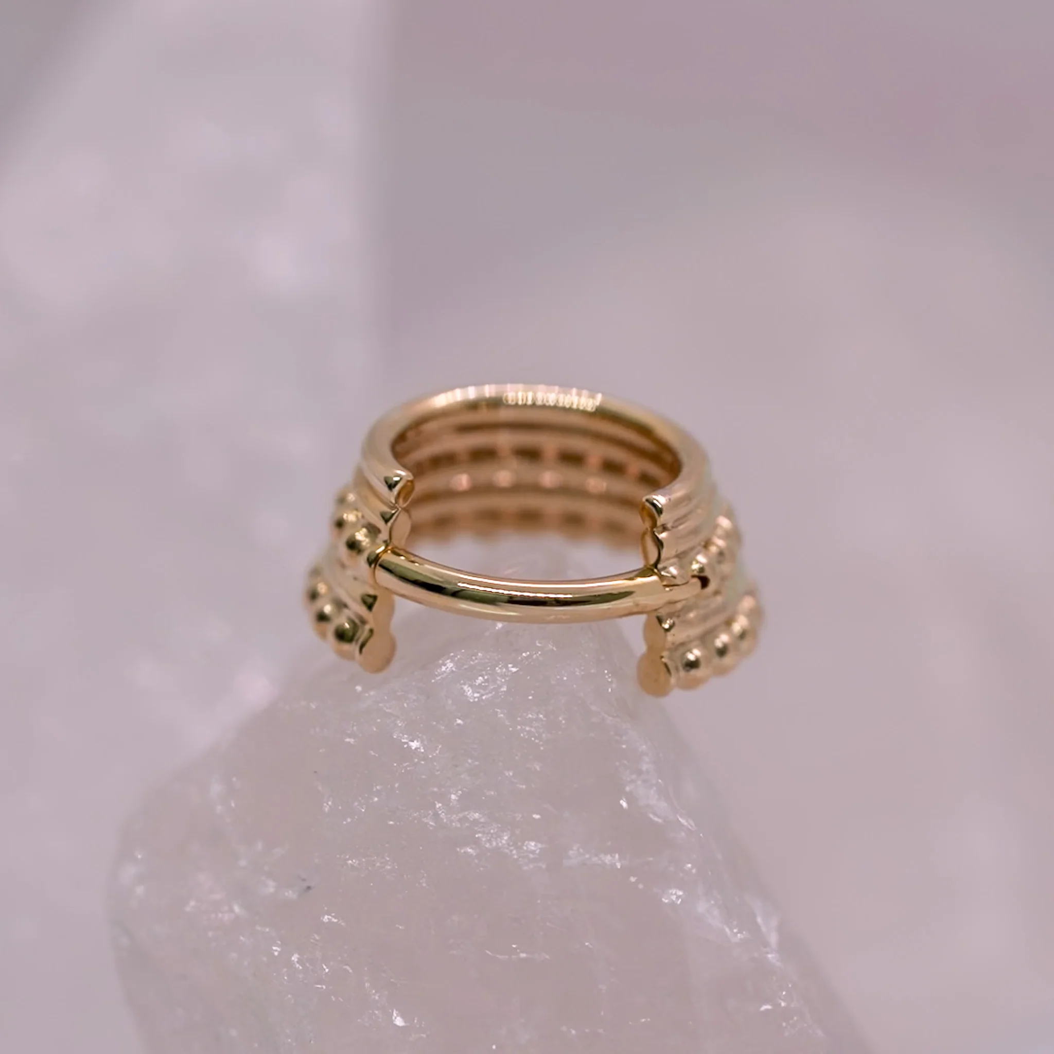 BVLA Two Toned Kaycee Hinge Ring - Image 2