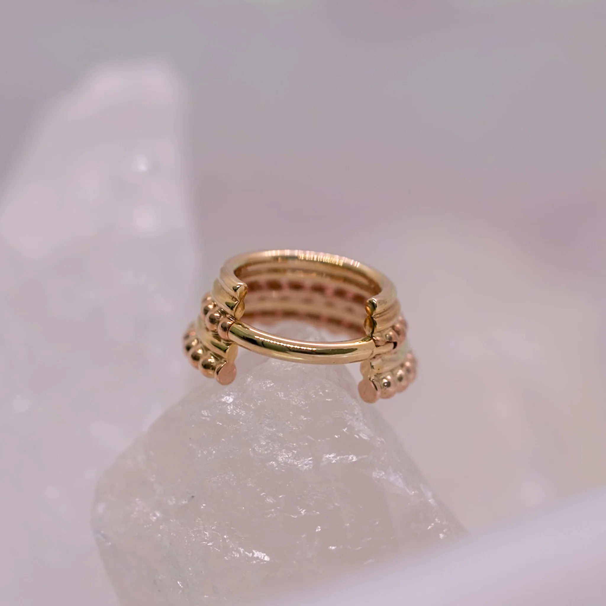 BVLA Two Toned Kaycee Hinge Ring - Image 4