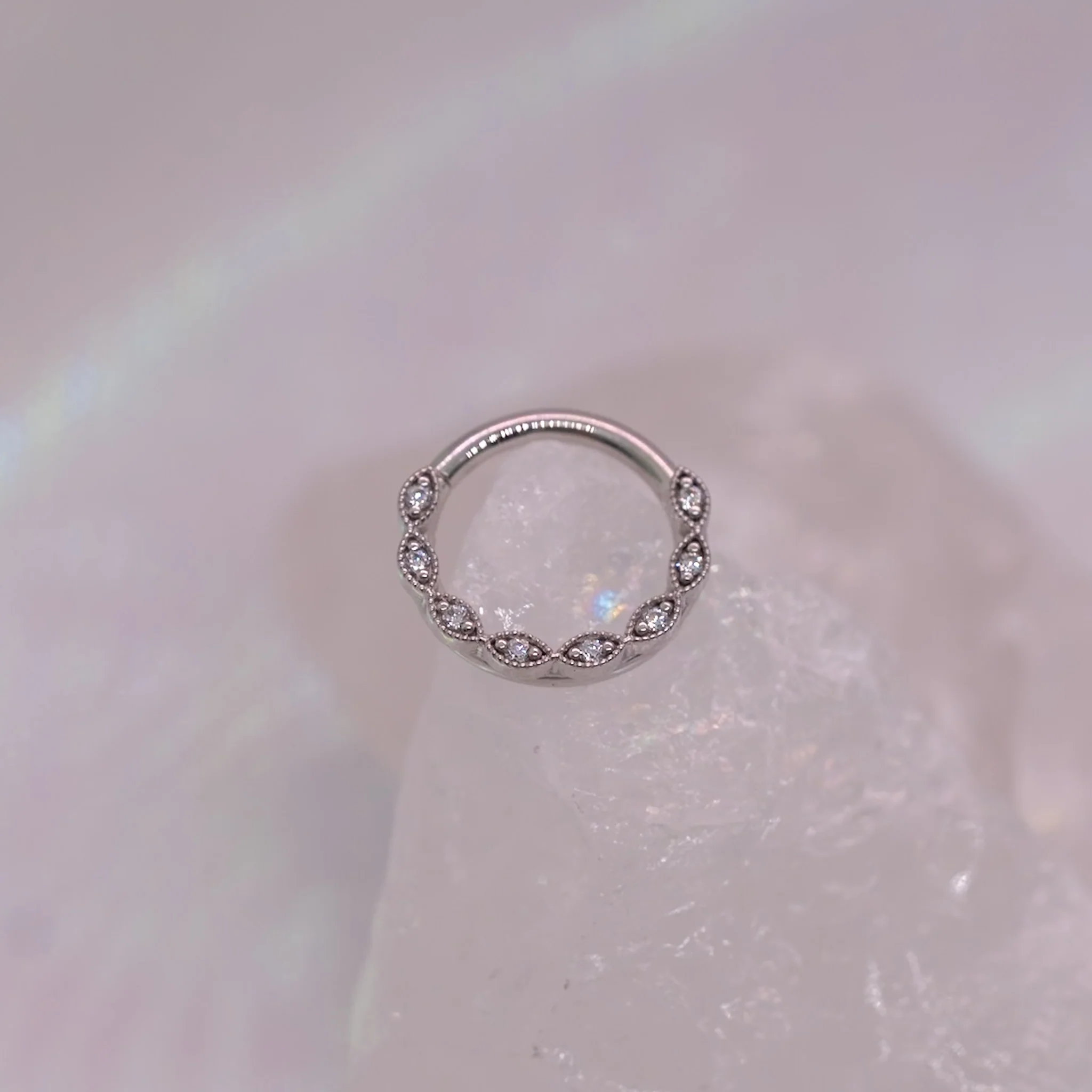 BVLA Violet Seam Ring - Septum Oriented - Image 3