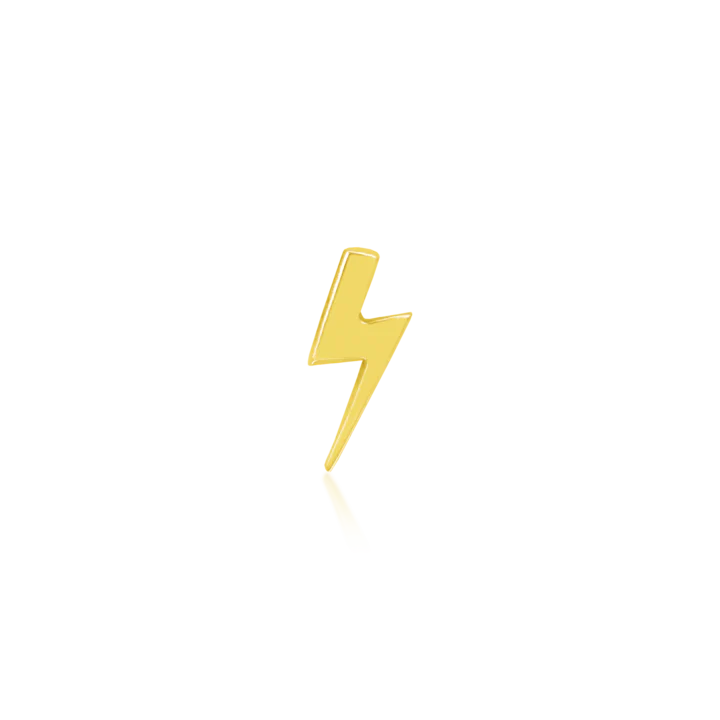 Junipurr Jewelry Gold Lightning Bolt