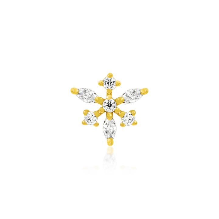 Junipurr Jewelry Gold Snowflake - Anna