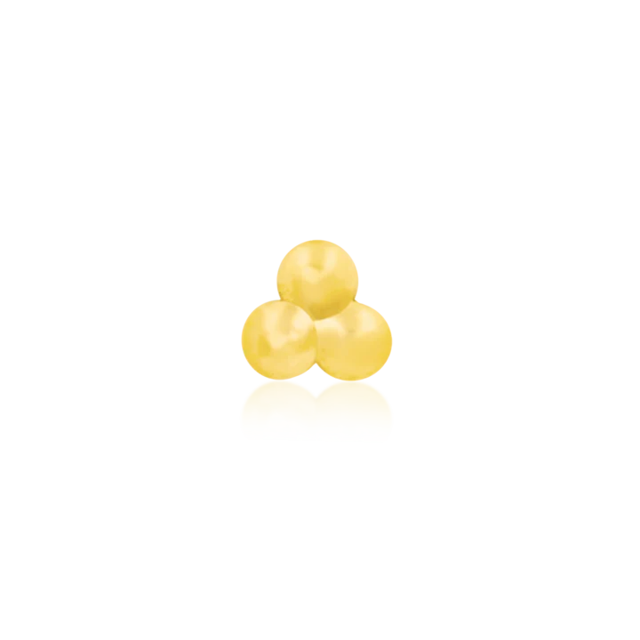 Junipurr Jewelry Gold Tri-bead