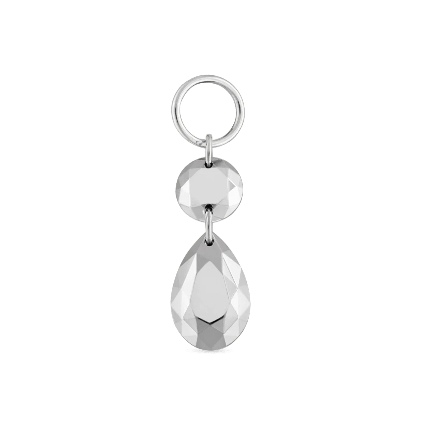Maria Tash Double Faceted Gold Charm
