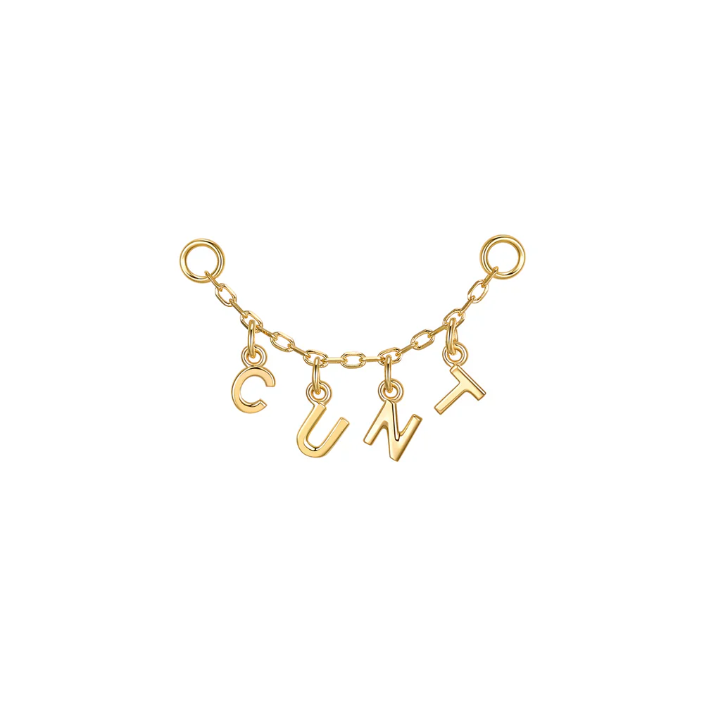 Modern Mood Custom Letter Chain