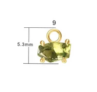 Modern Mood Limited Edition - Freeform Sapphire Claw Set Solitaire Charm - Lot 1 - Image 3