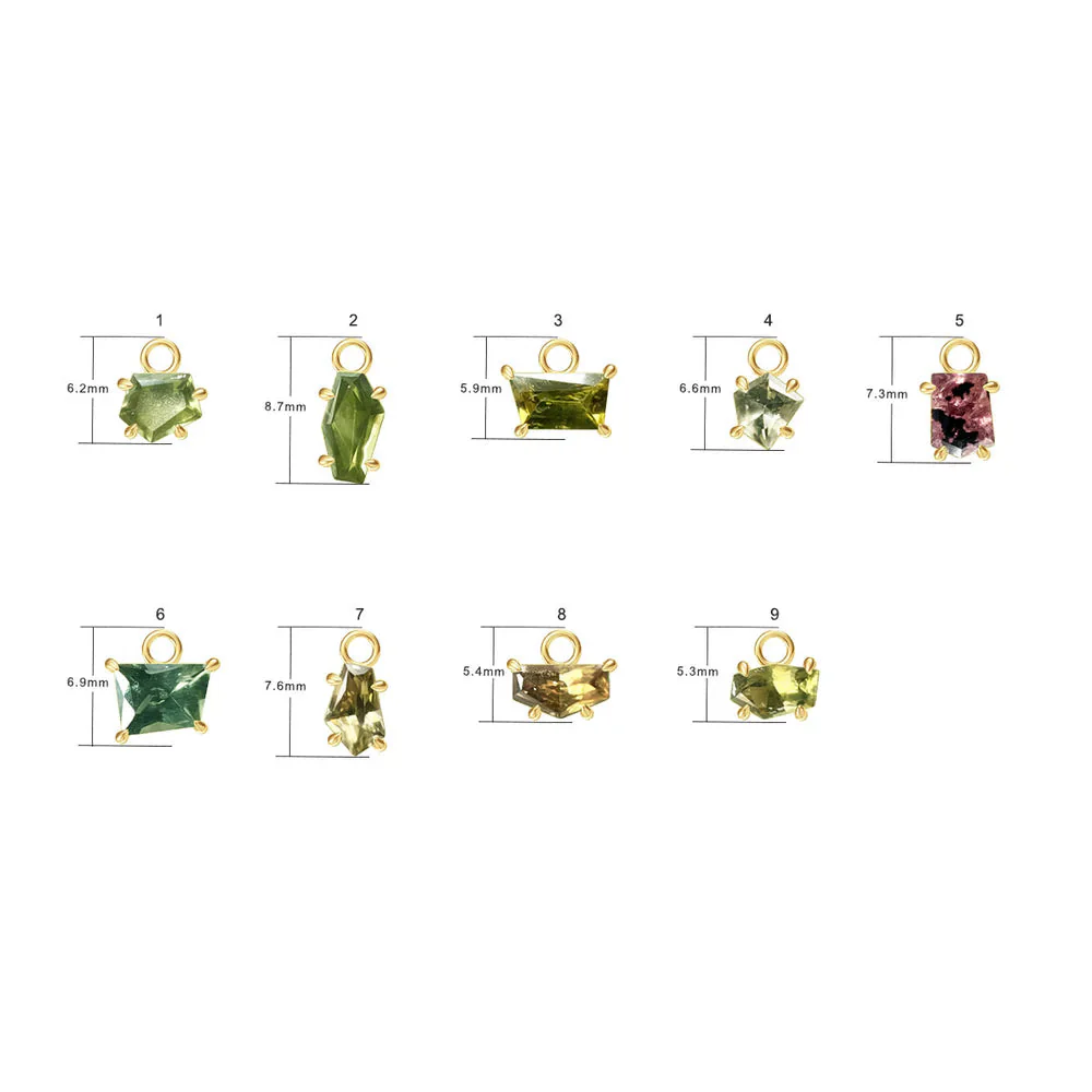 Modern Mood Limited Edition - Freeform Sapphire Claw Set Solitaire Charm - Lot 1 - Image 4