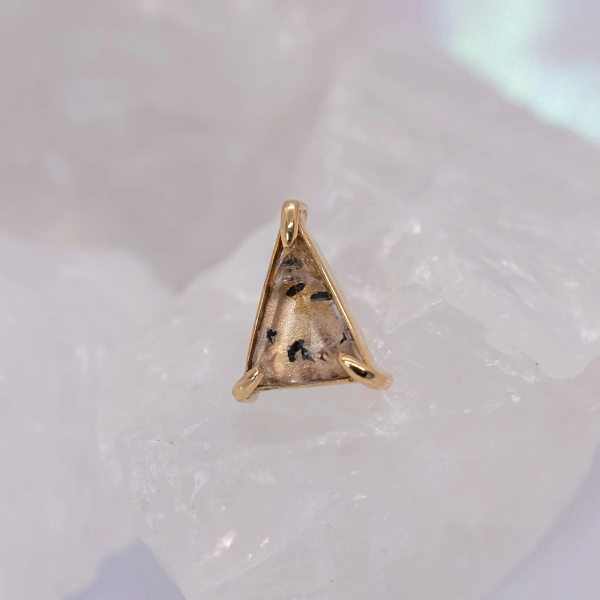 Quetzalli Jewelry Hematite Quartz End